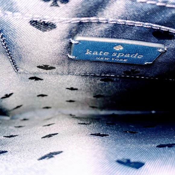 kate Spade Aqua Bloom Large Zip Clutch Pouch - Picture 3 of 3